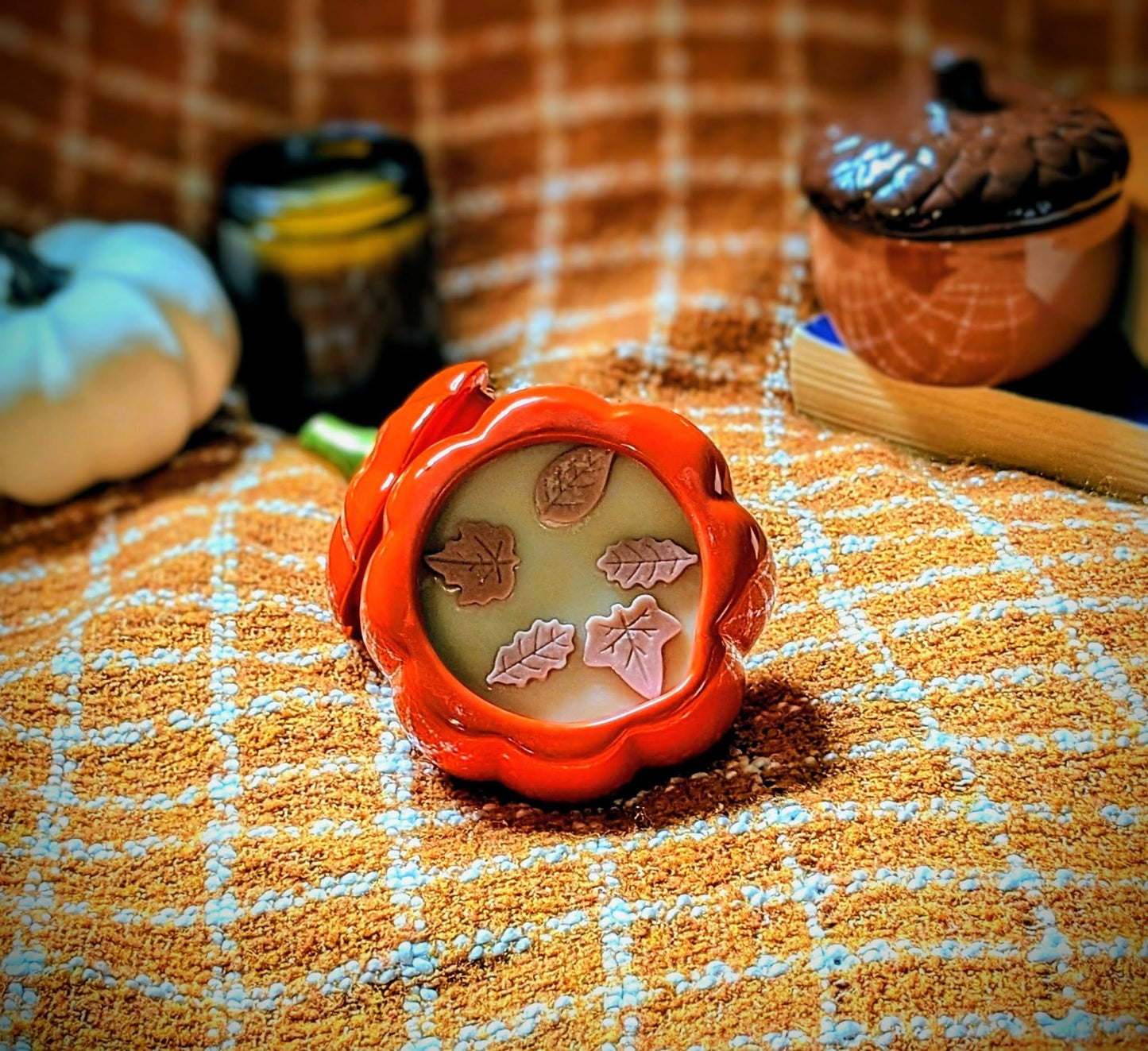 Pumpkin & Acorn Wickless Candle