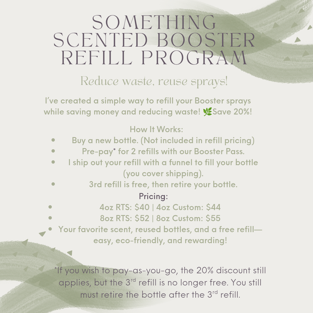 Boosters Room Spray Refill Program